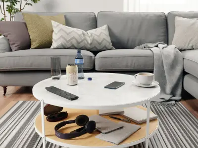  Emply Glass Soda Bottle Model 