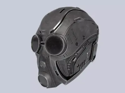 Sci fi Helmet 3D model