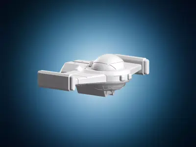 Firefly Class Starship Model 3D print model