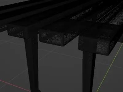 Bench Free 3D model order