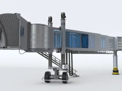 Airport Passenger Bridge Jetway 3D model