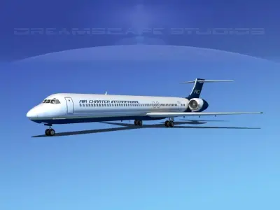 Douglas MD-80 Air Charter Intl 3D model