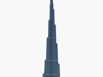 Burj Khalifa Tower 3D model