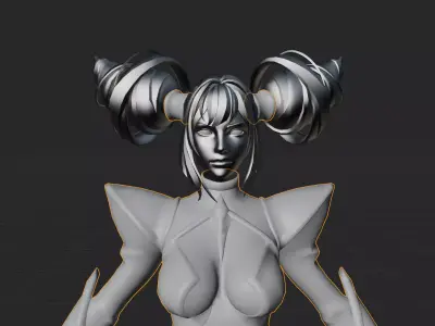 Princess - Game Ready Low-poly 3D model
