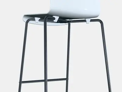 GLENN Bar stool Low-poly 3D model