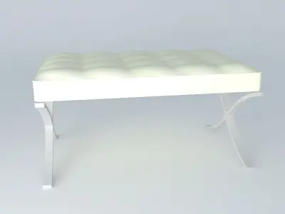 Barcelona Stool Free 3D model