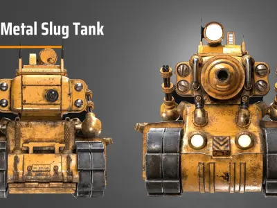 Metal Slug Tank 3D model