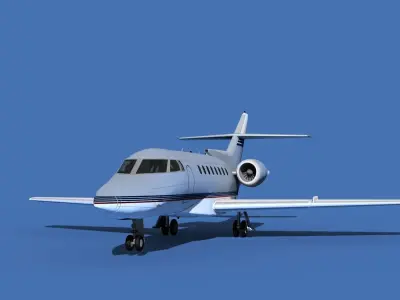 Hawker Siddley 1000 V16 3D model