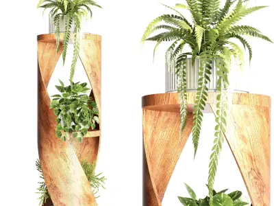 indoor plant set102 3D model