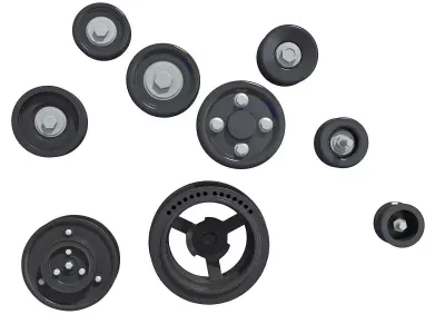 Engine Pulleys 3D model