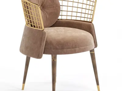 Frida Dinig Chair By Mezzo Collection Free low-poly 3D model