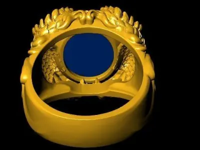 Marine Treasure A Unique Fish Ring Design Free 3D print model