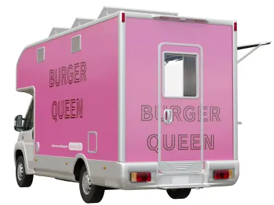 Food Truck RAM PROMASTER 3D model