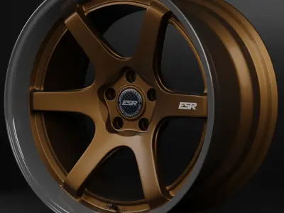 ESR AP6 FORGETECH Low-poly 3D model