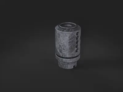 muzzle brake vol7 3D model
