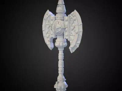 Stylized Axe 27 3D model
