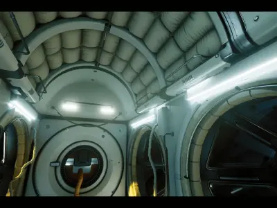 UE4 Unreal Engine 4 - Zero Gravity part one Low-poly 3D model