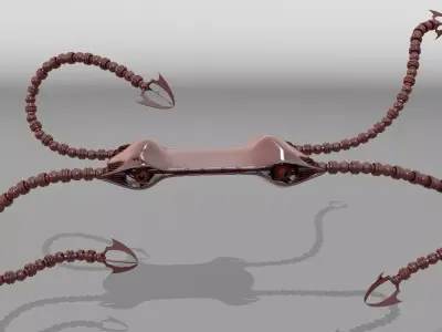 MECHANICAL CRAB Free low-poly 3D model