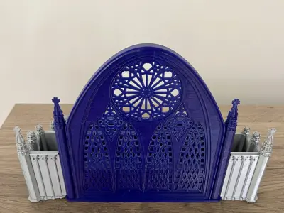 Gothic Cathedral Makeup Holder Non-commercial 3D print model