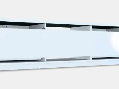 BYAS TV bench Low-poly 3D model