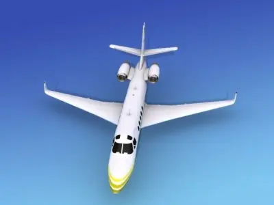 IAI Astra Jet V11 3D model