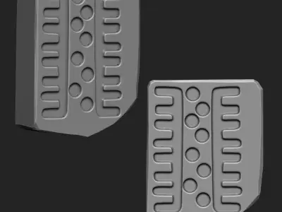 Stylized Old Stone IMM Brush Pack 22 in One 3D model