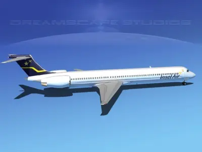 McDonnell Douglas MD80 Insel Air 3D model