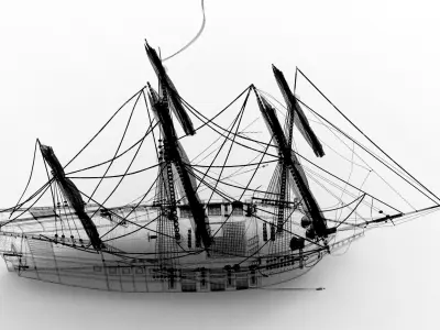 ship boat 3D model