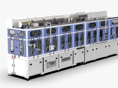 Soft Pack Lithium Battery Vacuum Injection Sealing Machine 3D model