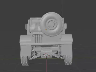 Oshkosh M ATV truck Free 3D print model