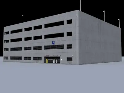 Parking Garage 3D model buy