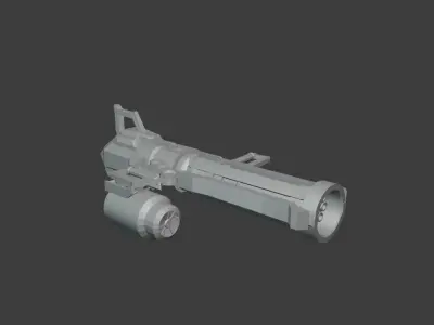 Doom Eternal free chaingun Free 3D model