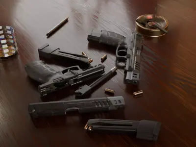 HK VP9 Match  3D model