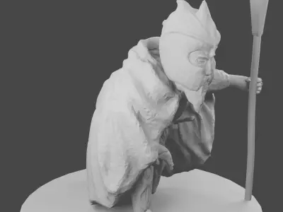 Spearman lord of rings miniature Free 3D print model