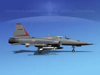 Northrop F-20 Tigershark V10 3D model