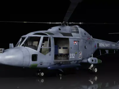 Westland Lynx HAS2 3D model
