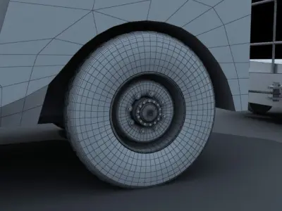 Airfield cargo truck -Harlan brand 3D model