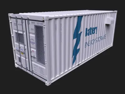 Solar Cell Thermal Energy Storage System 3D model