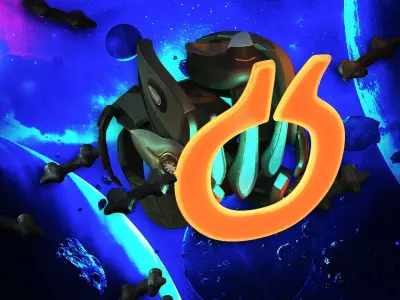 Carrier fan art Clorion lowpoly Low-poly 3D model