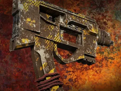 USFA ZiP 22LR Low-poly 3D model