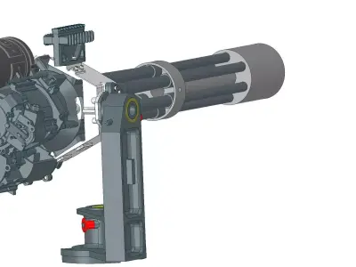 m134 minigun 3D model