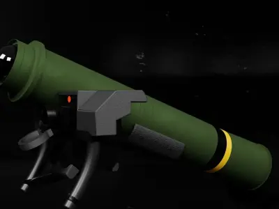 Javelin FGM-148 middle-poly 3D model