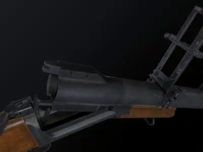 M79 grenade launcher 3D model