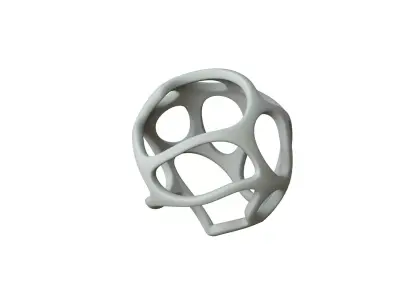SciFi Cube Object No 33582 Low Poly Shape Texture