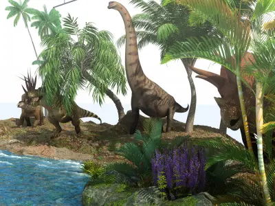 Cenozoic Era 3D model