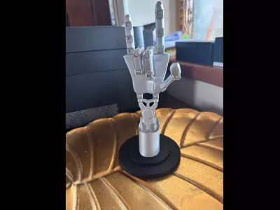 Metal Robot Hand 3D print model