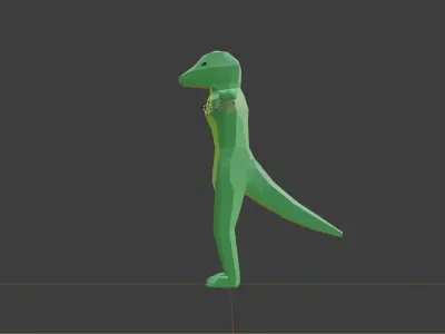 Lizard Folk Free low-poly 3D model