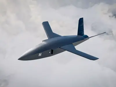 Helsing CA-1 Europa Low-poly 3D model