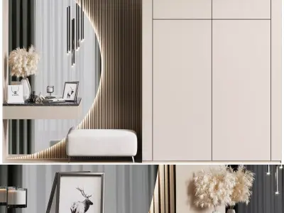 Hallway Set N1 3D model