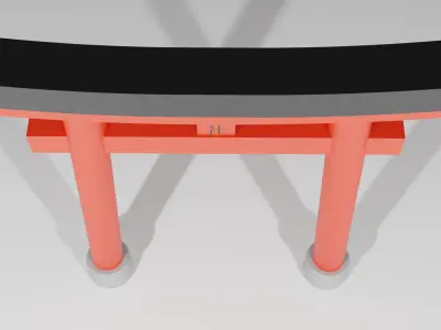 Torii Low-poly 3D model Low-poly 3D model